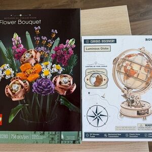 Lego Botanical Collection Flower Bouquet - Green, Purple, Orange